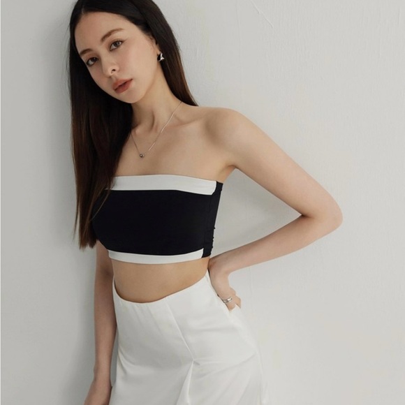 NEW! AIR SPACE Soft Skin Tube Bra Top - Picture 2 of 5